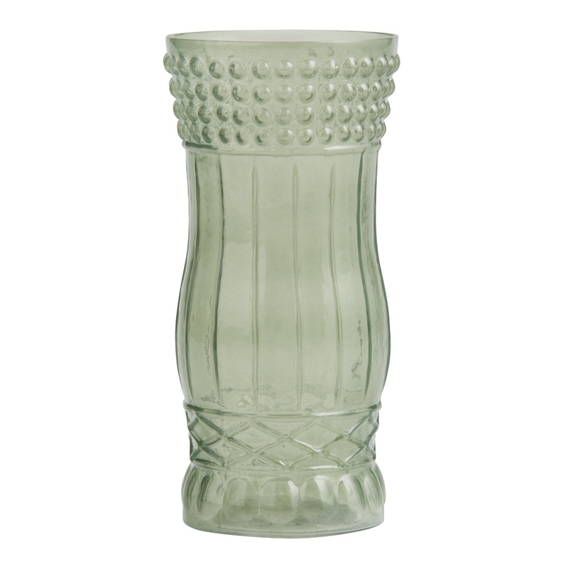 Glass Hobnail Bud Vase