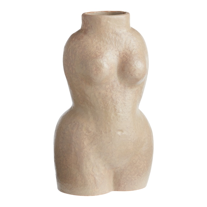 Natural Textured Ceramic Rustic Femme Vase