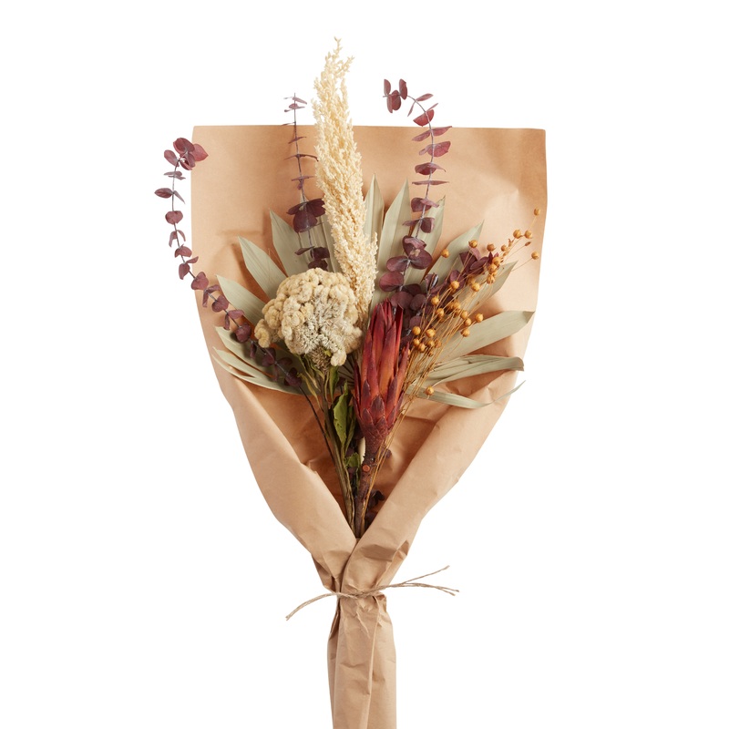 Dried Protea And Palm Bunch