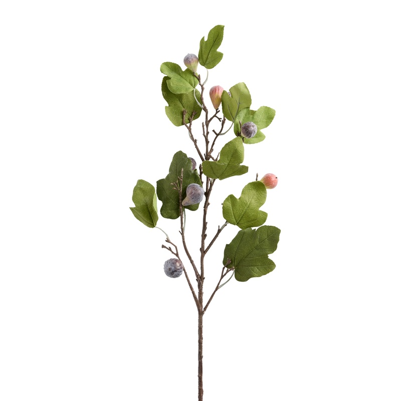 Faux Fruited Fig Branch