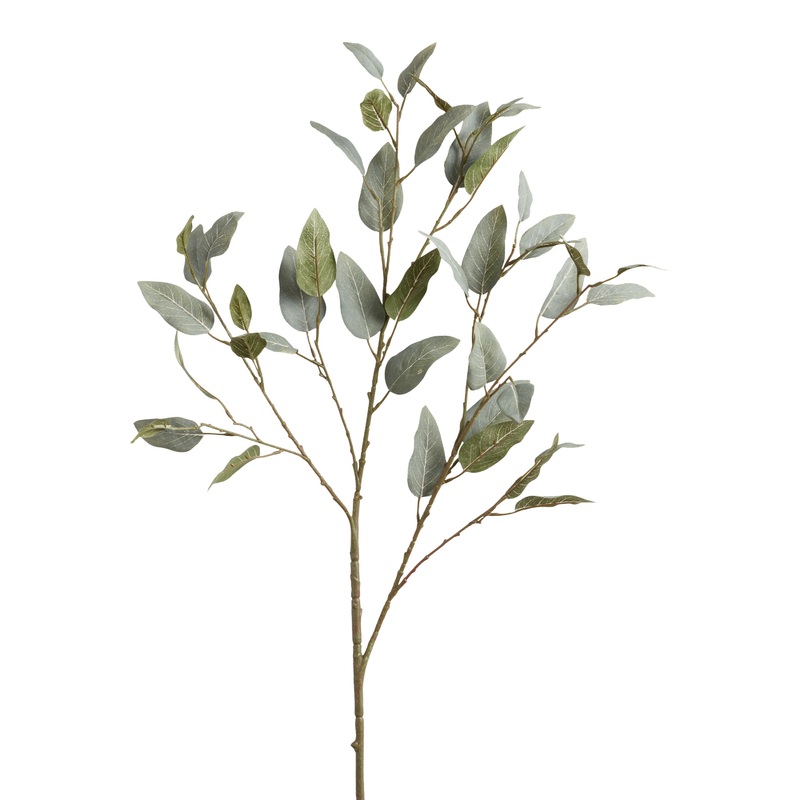 Green Faux Willow Eucalyptus Spray