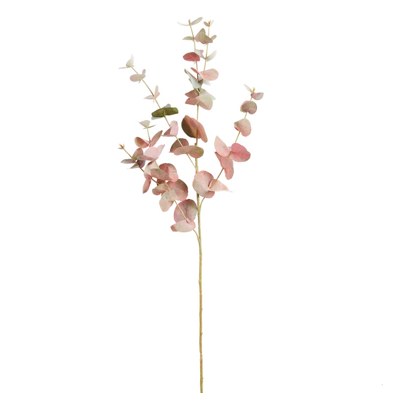 Pink Faux Eucalyptus Spray