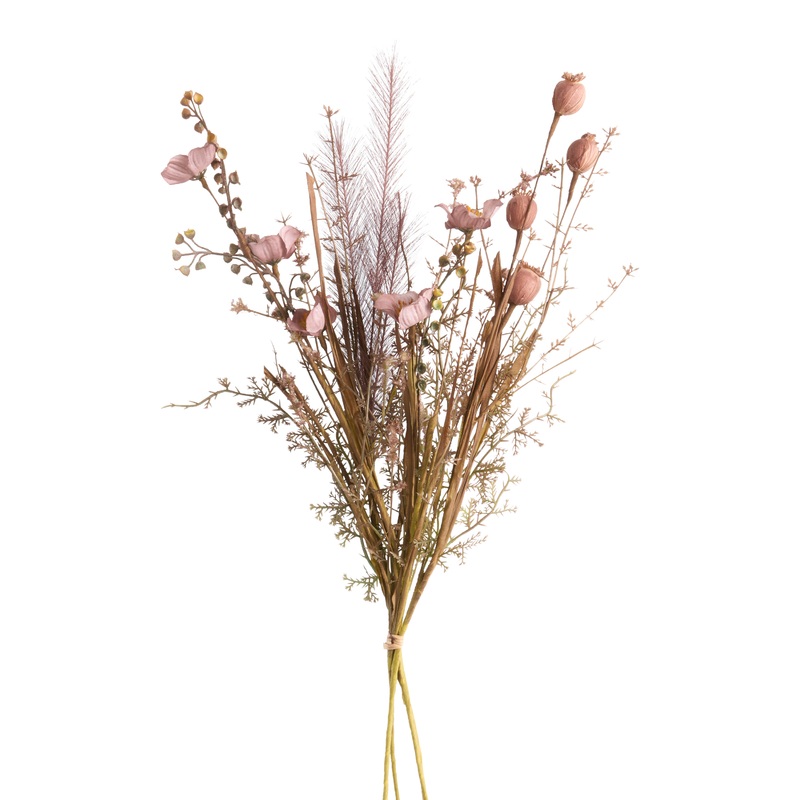Purple Faux Pods and Blossoms Bunch