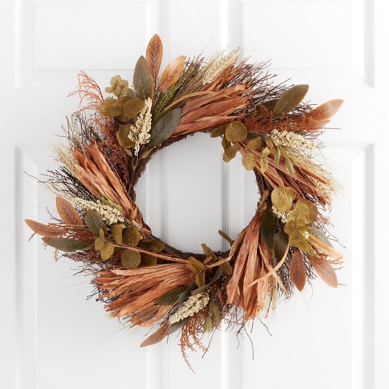 Autumn Dried Botanicals Wreath
