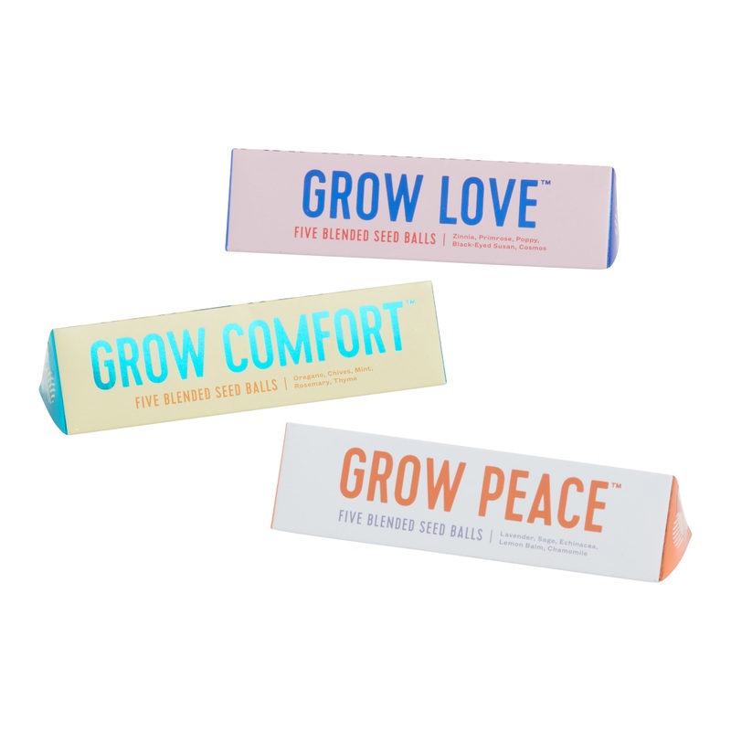 Modern Sprout Bright Side Seed Balls Set of 3