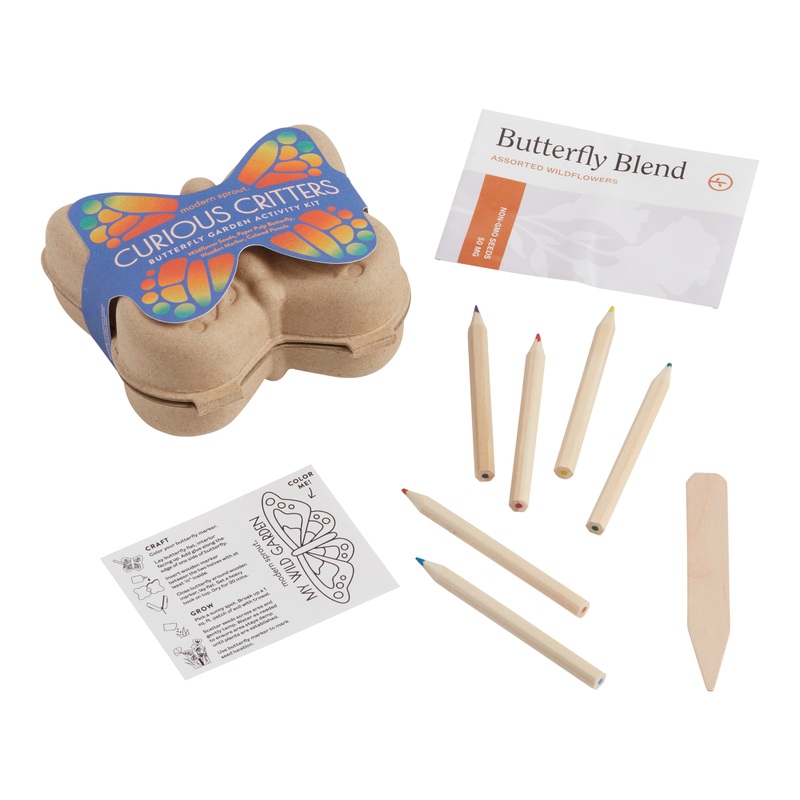 Modern Sprout Curious Critters Butterfly Garden Kit