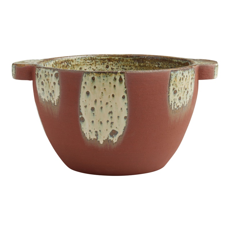 Terracotta Reactive Glaze Ceramic Ikat Planter