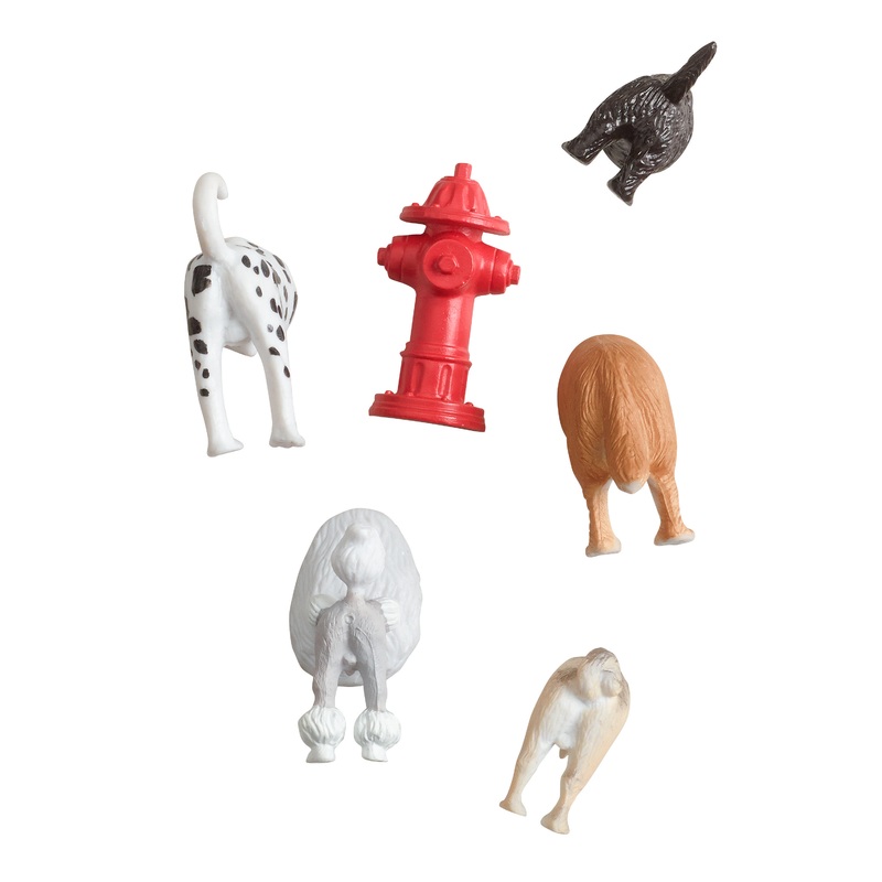 Dog Butt Magnets 6 Pack