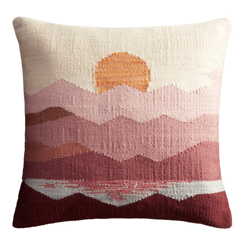 Warm Sunset Indoor Outdoor Throw Pillow