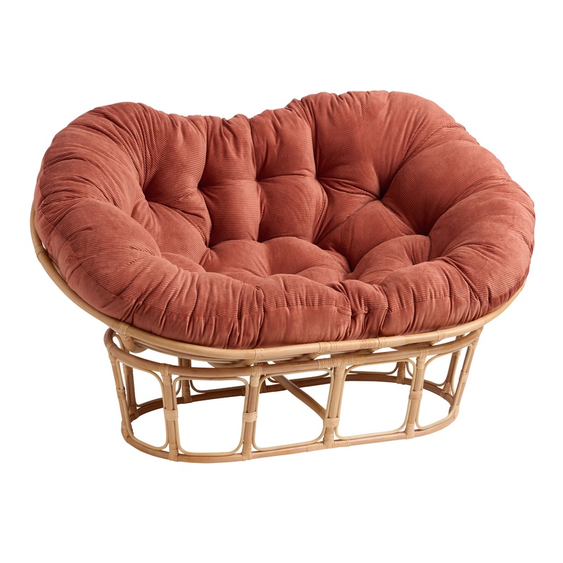 Corduroy Double Papasan Chair Cushion
