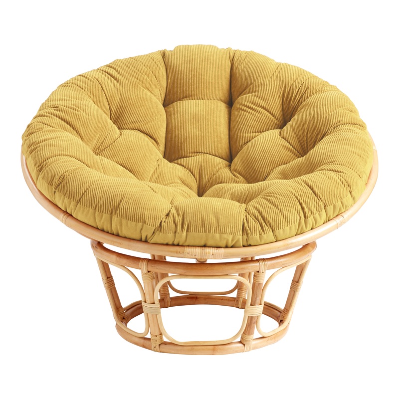 Corduroy Papasan Chair Cushion