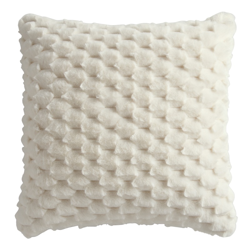 Plush Diamond Sculpted Throw Pillow