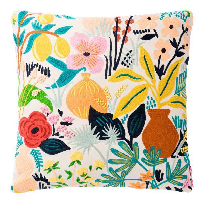 Rifle Paper Co. Tropical Botanicals Throw Pillow