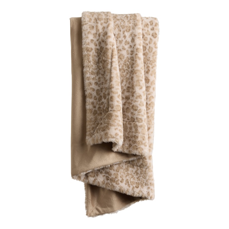 Faux Fur Throw Blanket