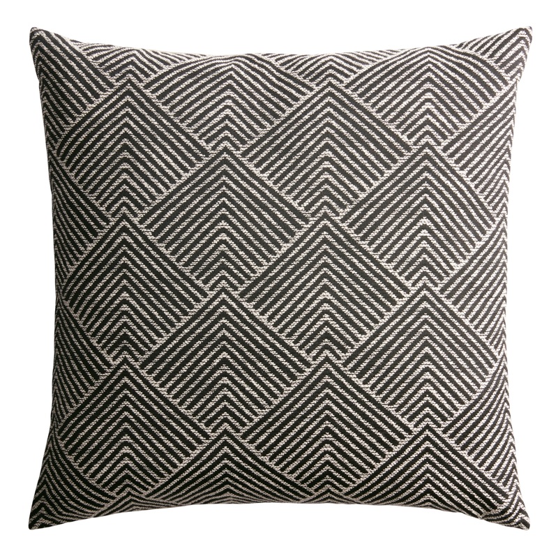 Geometric Angle Jacquard Throw Pillow