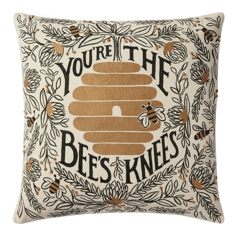 Rifle Paper Co. You’re The Bee’s Knees Throw Pillow