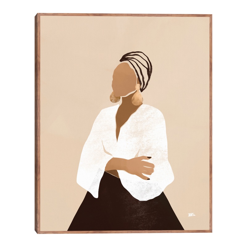 Celia By Bria Nicole Framed Canvas Wall Art