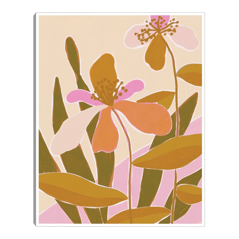 Colorful Irises by Alisa Galitsyna Framed Canvas Wall Art