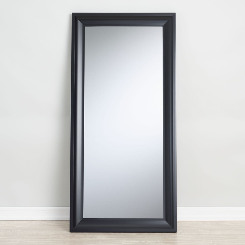 Espresso Porter Leaning Full Length Mirror