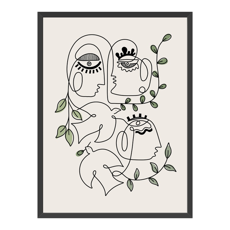 Eternity by Shatha Al Dafai Framed Wall Art
