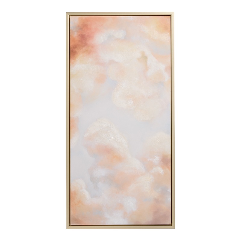Ethereal Clouds Framed Canvas Wall Art