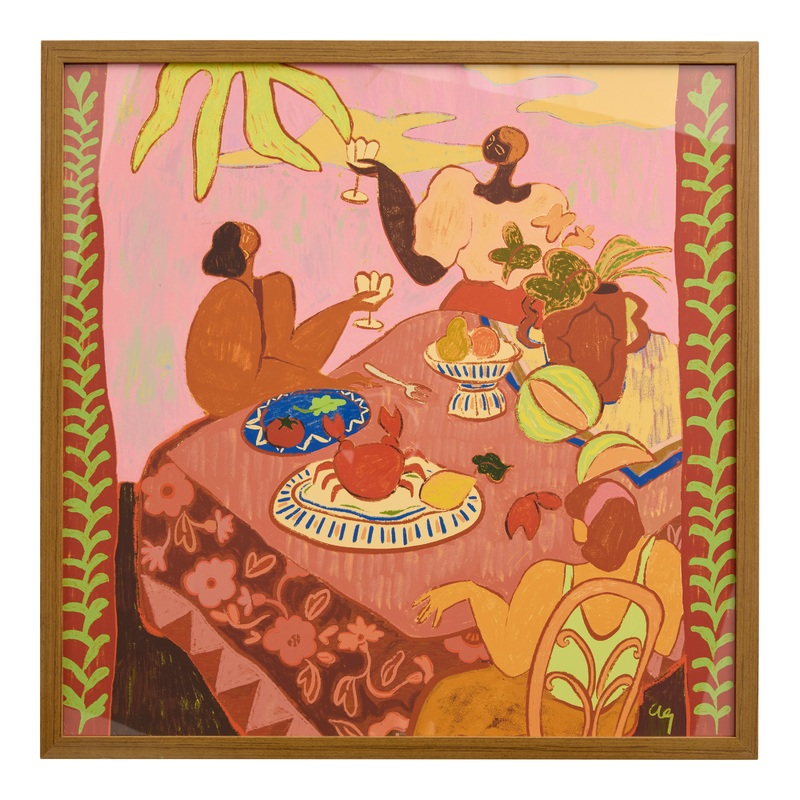 Great Feast By Arty Guava Framed Wall Art