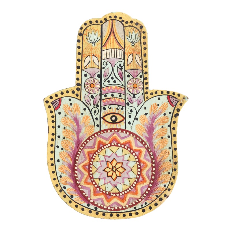 Hand Painted Hamsa Wall Decor