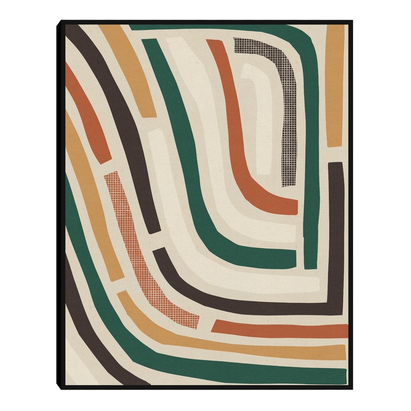 Labyrinth II by Alisa Galitsyna Framed Canvas Wall Art