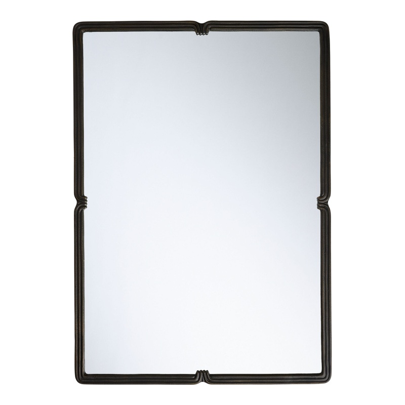 Matias Antique Bronze Deco Wall Mirror
