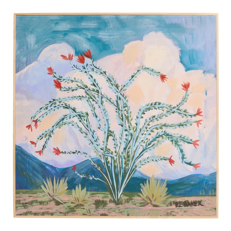 Ocotillo Big Bend Framed Canvas Wall Art