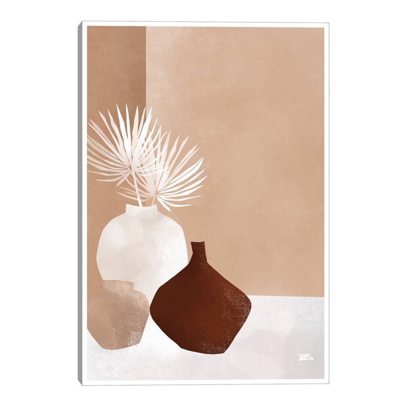 Palmettos & Pots By Bria Nicole Framed Canvas Wall Art