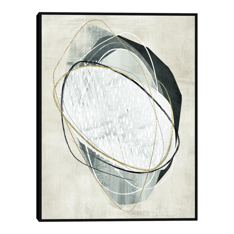 Pile of Rocks by Nikki Chu Framed Canvas Wall Art