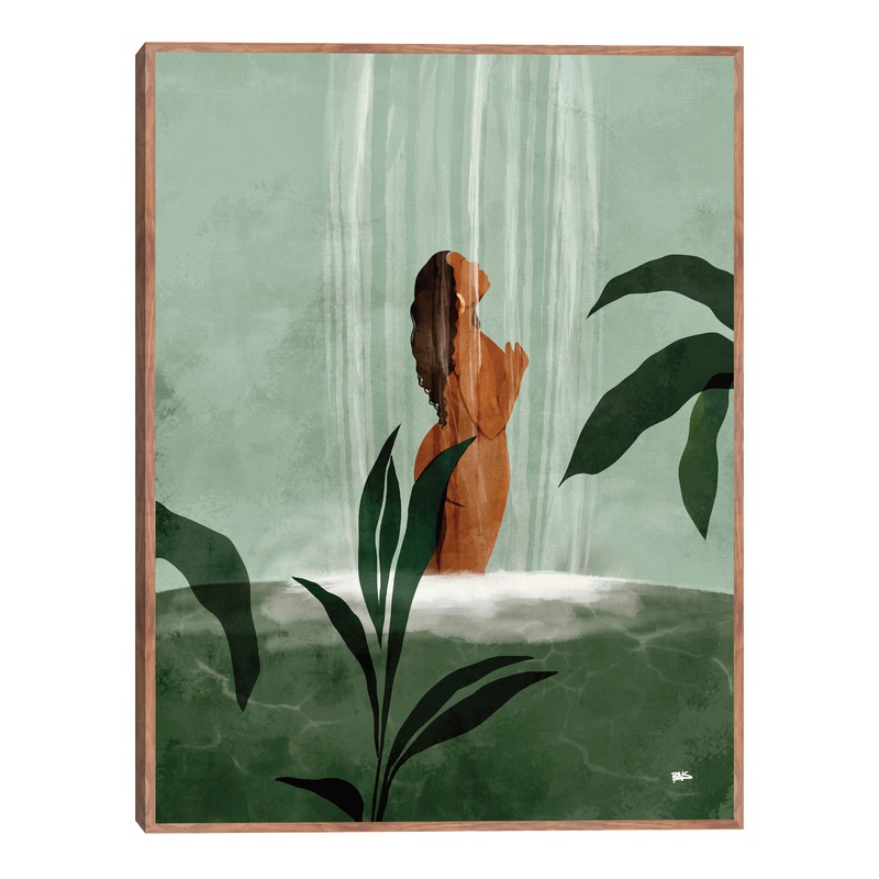 Rain On Me By Bria Nicole Framed Canvas Wall Art
