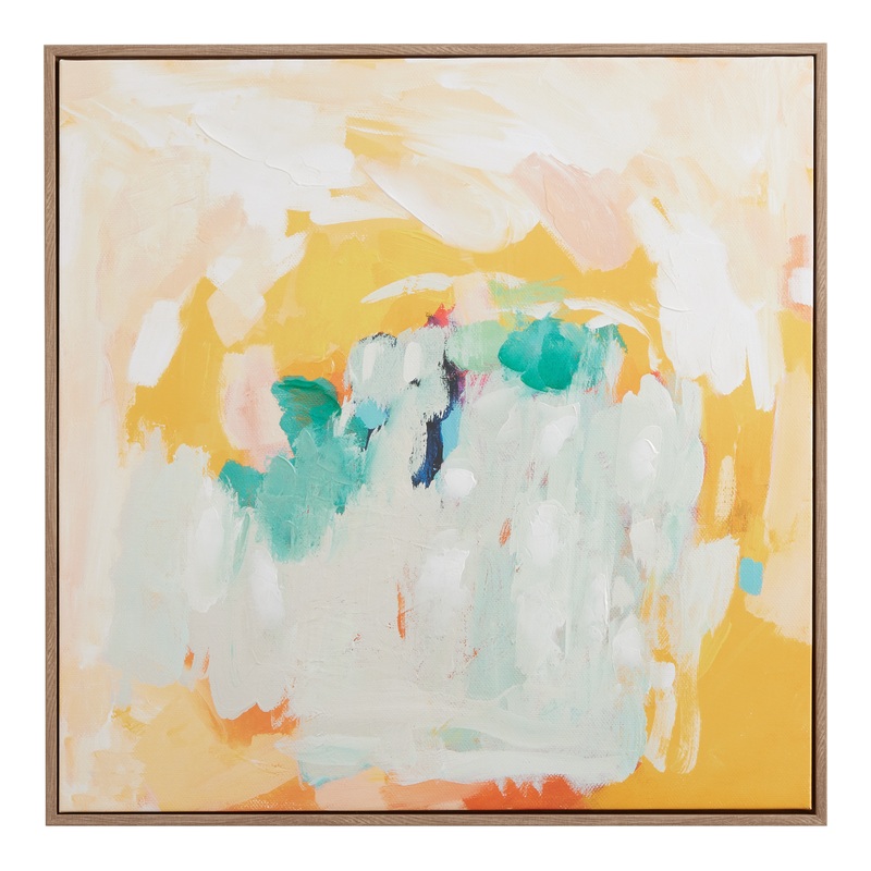 Sorbet Pastel by Amira Rahim Framed Canvas Wall Art