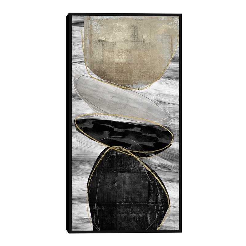 Stagger by Nikki Chu Framed Canvas Wall Art
