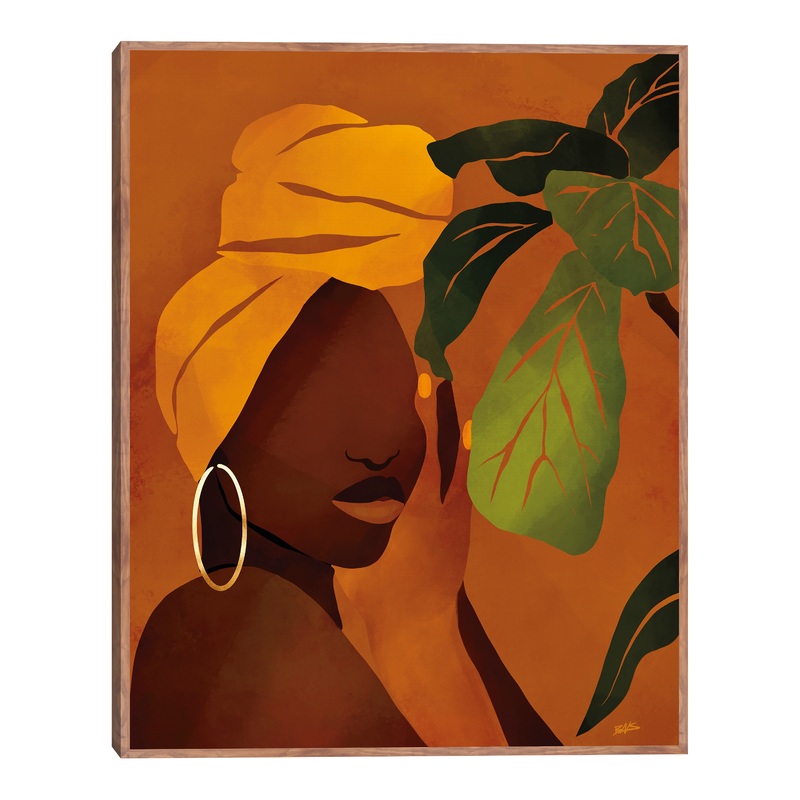 August By Bria Nicole Framed Canvas Wall Art