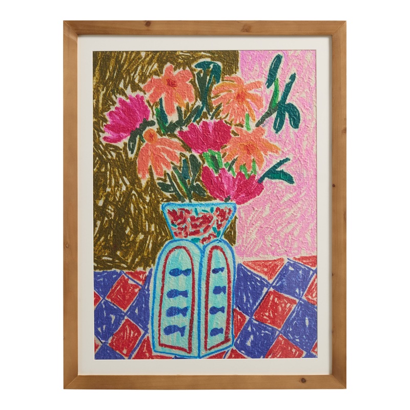 Bouquet de Fleurs by Harman Dhillon Framed Wall Art