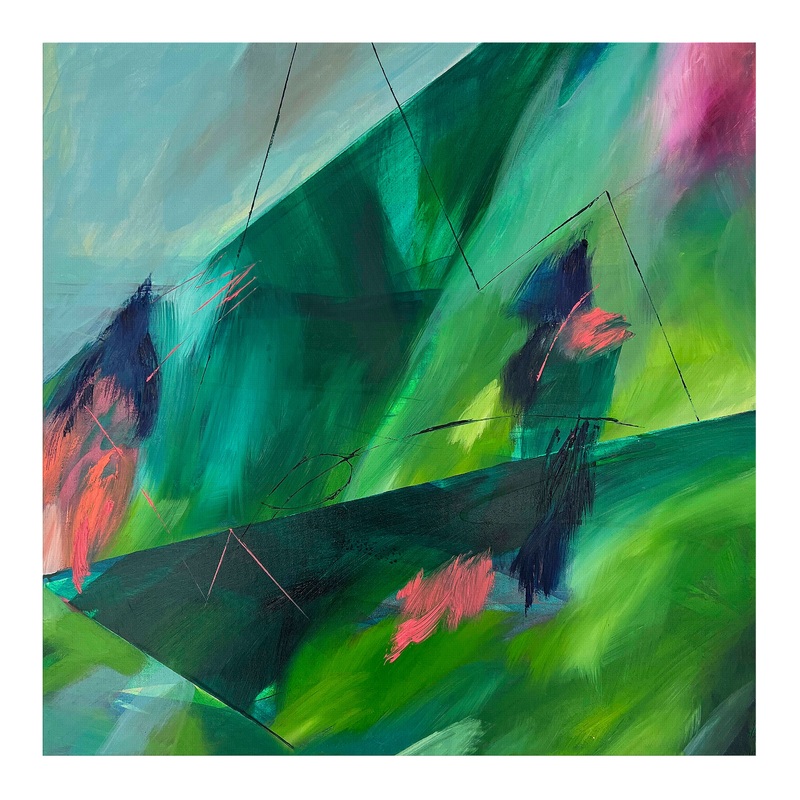 Fractured By Luana Asiata Framed Canvas Wall Art