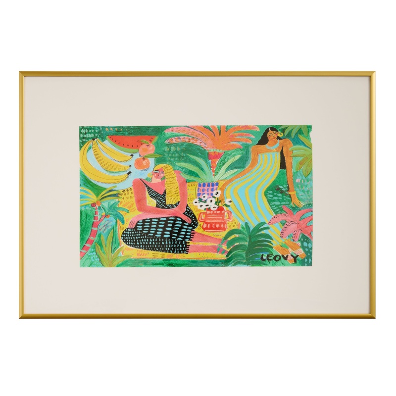 Garden By Ana Leovy Framed Print Wall Art