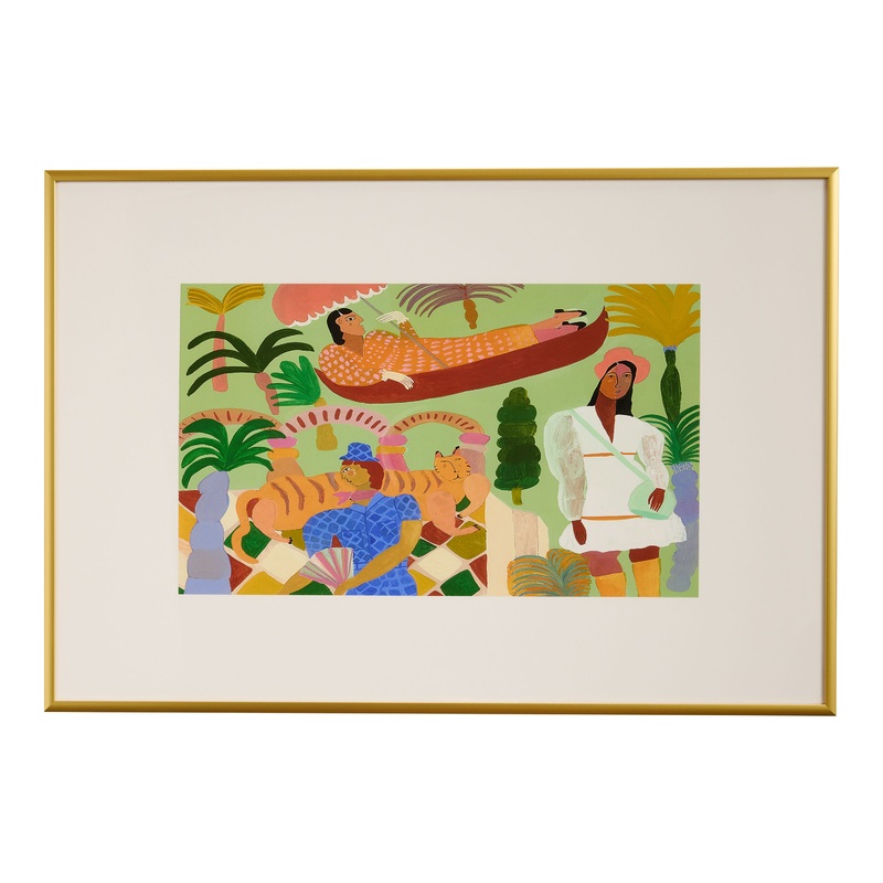 India By Ana Leovy Framed Print Wall Art