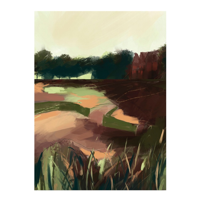 Manor House By Luana Asiata Canvas Wall Art