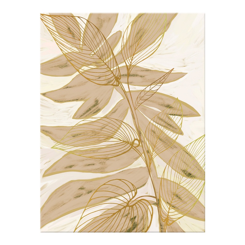 Max & E Abstract Flora X Canvas Wall Art