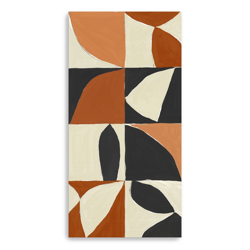 Mayan Pattern I Abstract Canvas Wall Art
