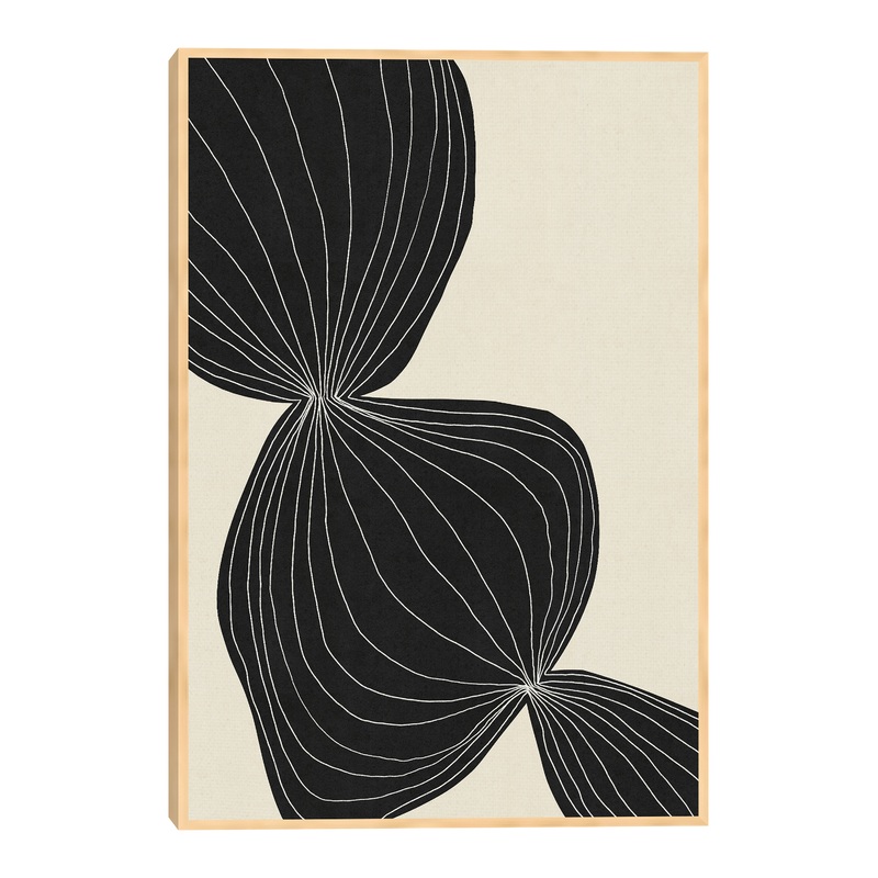 Movement I By Alisa Galitsyna Framed Canvas Wall Art
