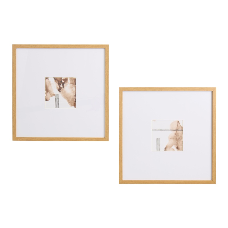 Natural Ink Diptych By Melissa Jenkins Framed Wall Art 2 Piece