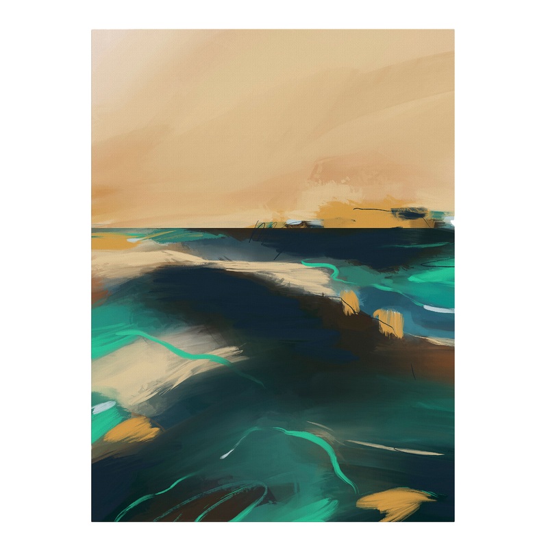 Osea VII By Luana Asiata Framed Canvas Wall Art