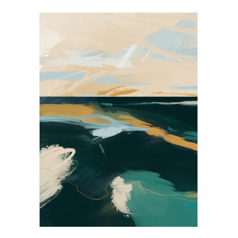 Osea VIII By Luana Asiata Framed Canvas Wall Art