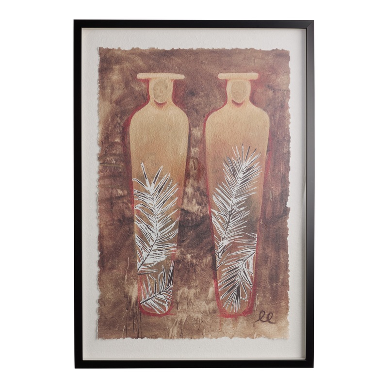 Two Vessels By Lily Christoffersen Framed Wall Art