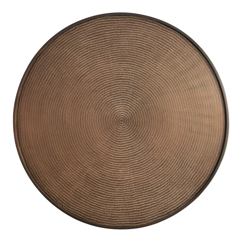 Estelle Hammered Copper Disc Wall Decor