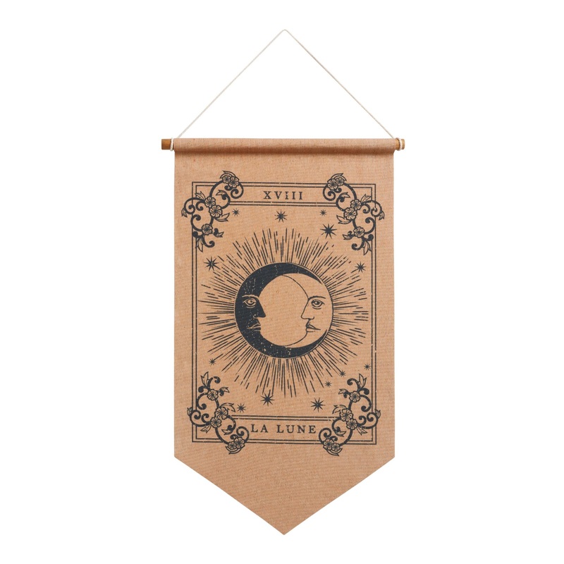 La Lune Tarot Card Scroll Wall Hanging
